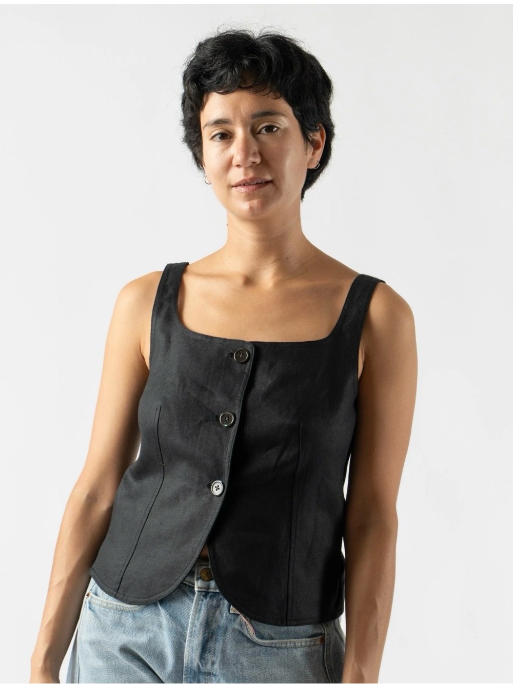 NWT Alex Mill Luna Vest in Black!